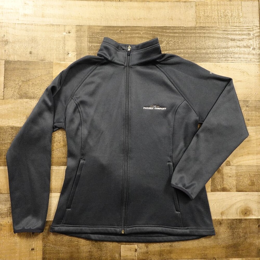 The North Face Canyon Flats Jacket Women’s XL Navy Stretch Fleece Zip